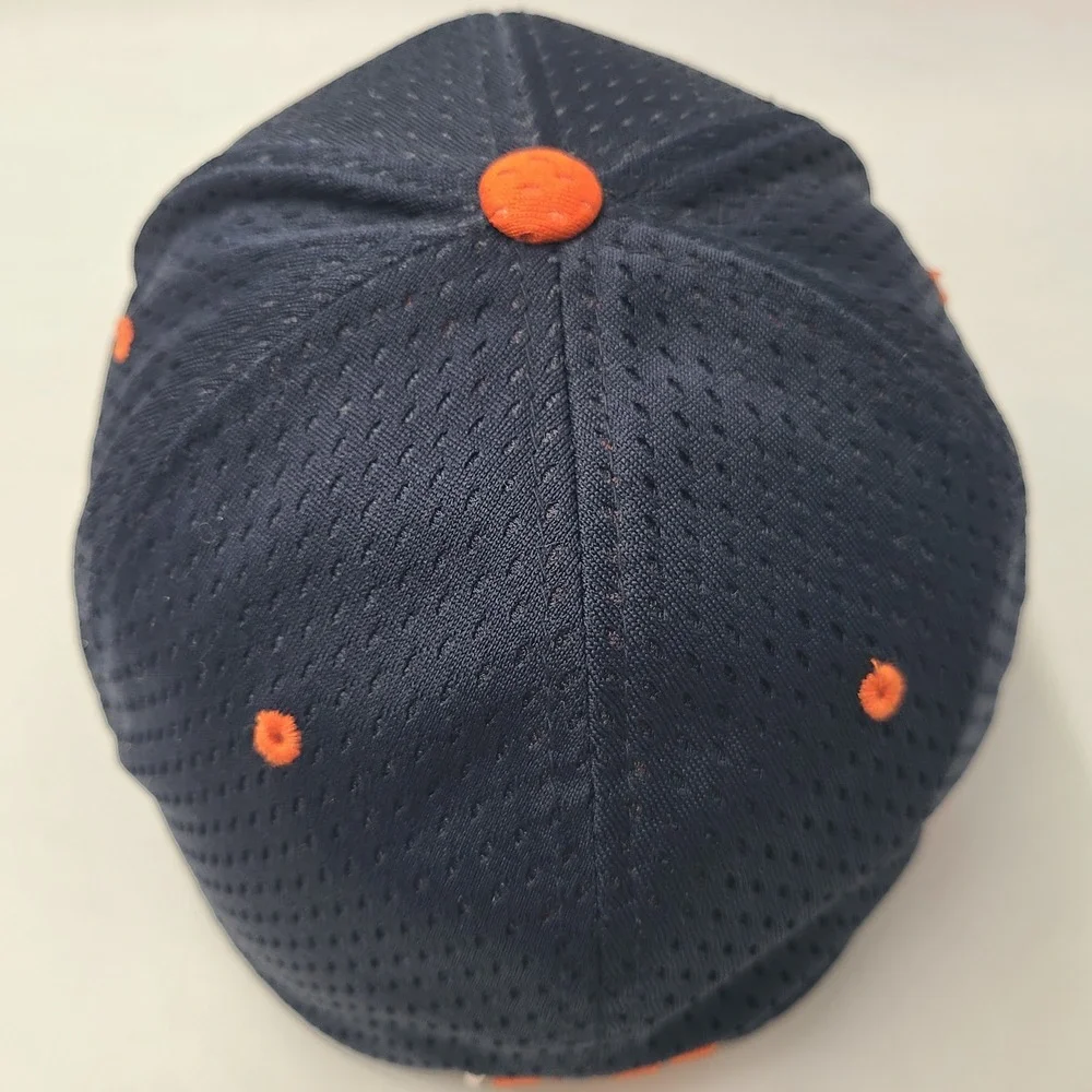 Syracuse Orange Hat Fitted M-L Jersey Mesh Zephyr Blue Orange NCAA University - Picture 8 of 11